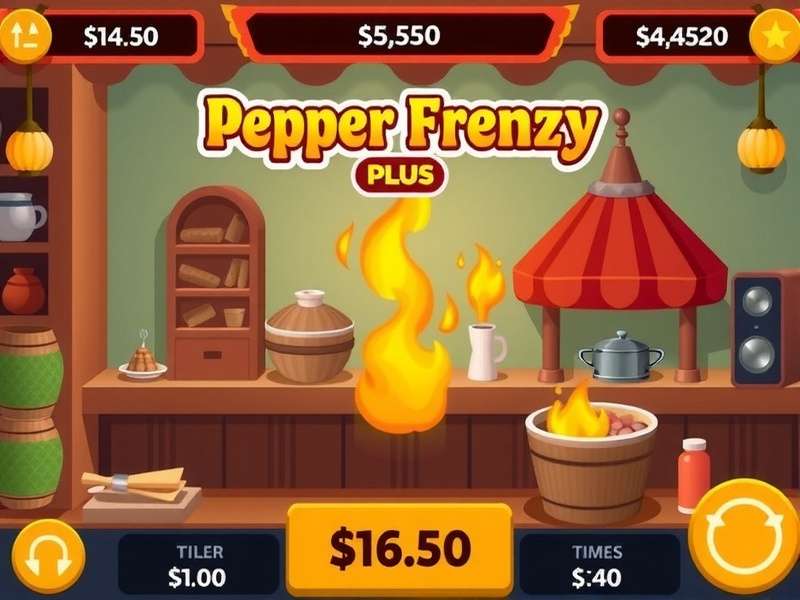 Pepper Frenzy Plus Regional Level - Punjabi Dhaba Pepper Frenzy Plus regional level screenshot showing a Punjabi dhaba theme